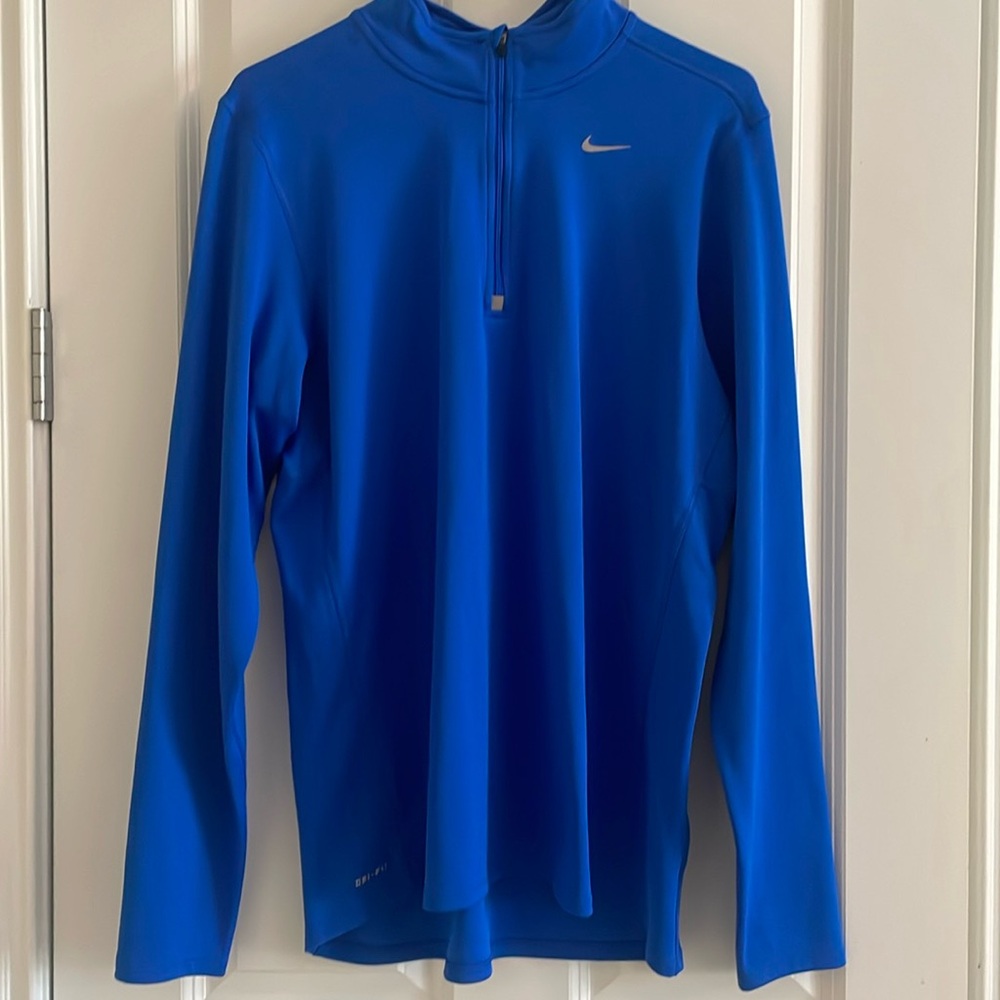 Nike Running Men’s 1/2 Zip Dri-Fit Long Sleeve Racer